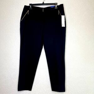 Apt. 9 Torie Straight Ankle Pants Black 14
